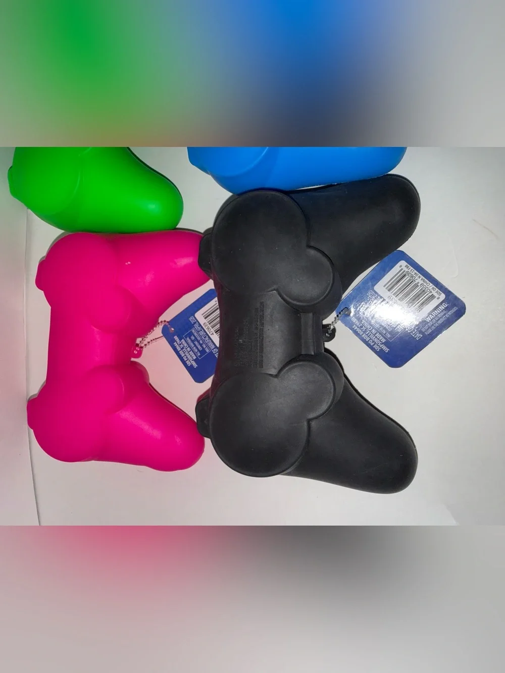 Toy Mendous Squishy Game Controller Bundle Lot Of 4 Brand NewPink, Green,Black,B
